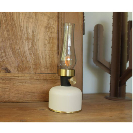 Lanterne Mistral Watt & Home - 200Lm - Charge USB - IP44 - Sable
