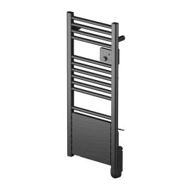 Sèche-serviettes connecté Ezybain Nativ Boost Intuis - Étroit - 300+1000 W - Avec soufflerie - Noir satin