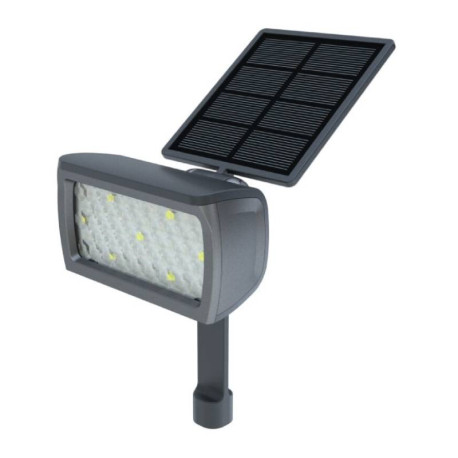 Spots solaires Power Spot Pro Watt & Home - 300Lm - Lot de 6 - IP44 - Gris