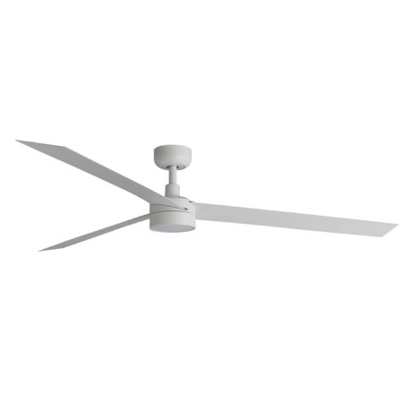 Ventilateur de plafond lumineux Cruiser XL LED Faro - 20W - 39m² - 6 vitesses - Blanc