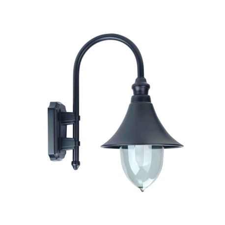 Applique extérieure Lamparo Aric - E27 - 77W - Sans ampoule - IP44 - Noir