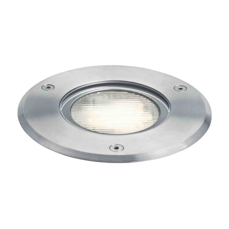 Encastré de sol Luxsol 2 Aric - Rond - 9W - GX53 - IP67 - Sans ampoule - Inox