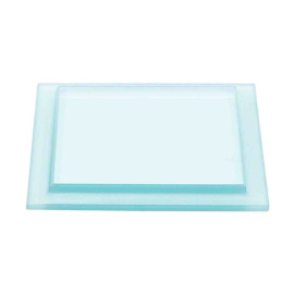 Verre de remplacement pour spot Luxsol 2 carré - Aric