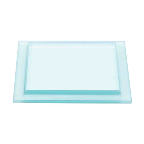 Verre de remplacement pour spot Luxsol 2 carré - Aric