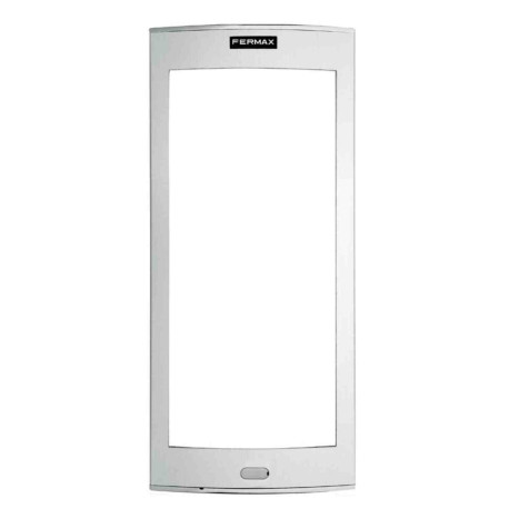 Cadre S6 pour platine de rue Skyline 5V Fermax - 130x294mm - Argent