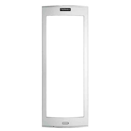 Cadre S7 pour platine de rue Skyline 6V Fermax - 130x341mm - Argent
