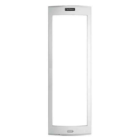 Cadre S8 pour platine de rue Skyline 7V Fermax - 130x389mm - Argent