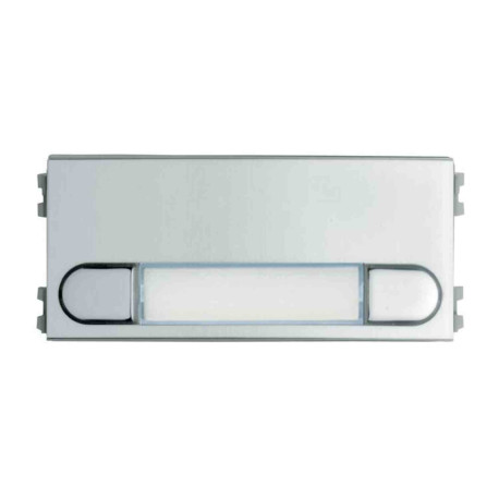 Module d'appel 2 boutons poussoirs 201 V Skyline Fermax - Pour système 4+N et MD - Alu anodisé