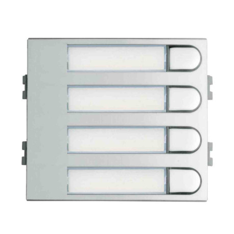 Module d'appel 4 boutons poussoirs Skyline 104 V Fermax - Pour système 4+N et MD - Alu anodisé