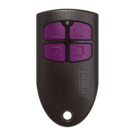 Télécommande 4 canaux bi-technologie Urmet - 868 MHz + 125 KHz - IP54 - Noire