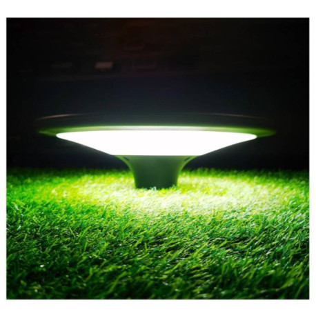 Tête de lampadaire Sunny Smart Miidex - Solaire - 20W - 3000K - IP65 - Noir