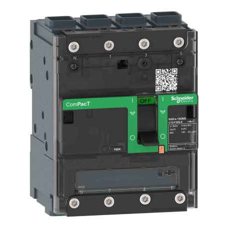 Interrupteur-sectionneur ComPacT NSXmNA Schneider - 50A - 4P - borne Everlink