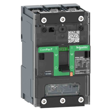Disjoncteur TM-D ComPacT NSXmE Schneider - 16A - 3P3D - 16kA - Borne à cosses