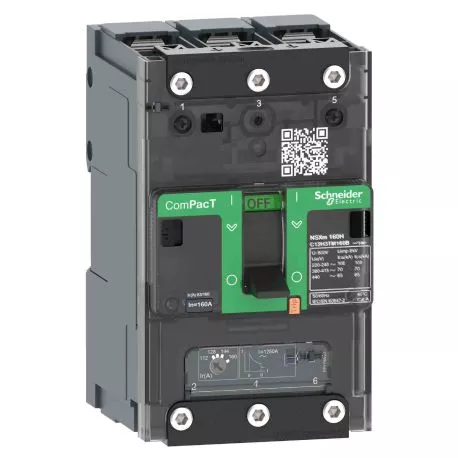 Disjoncteur TM-D ComPacT NSXmE Schneider - 32A - 3P3D - 16kA - Borne à cosses