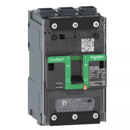 Disjoncteur TM-D ComPacT NSXmE Schneider - 32A - 3P3D - 16kA - Borne Everlink