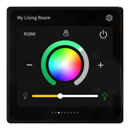 Écran tactile SpaceLogic KNX Schneider Electric - 4" - Contrôle et affichage