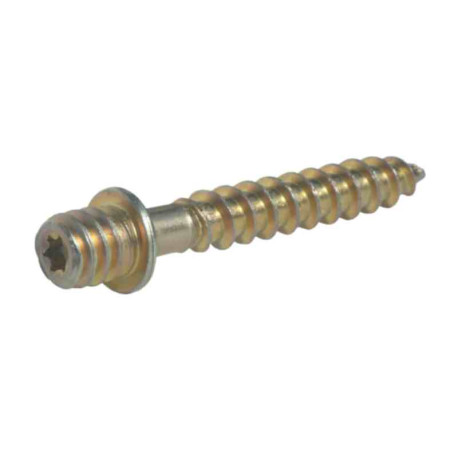 Boite de 100 pattes à vis direct béton I.N.G ING Fixations - L.50mm - Zingué jaune