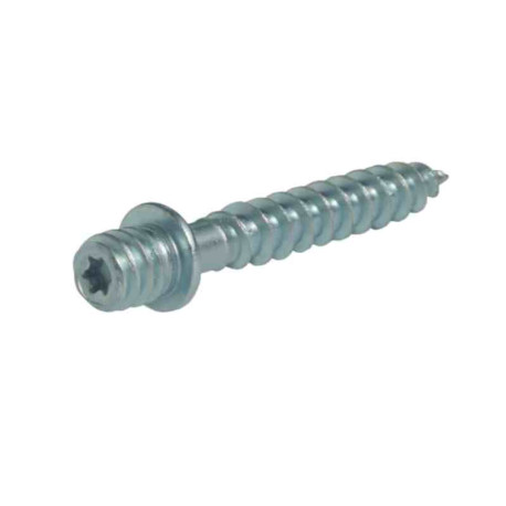 Boite de 100 pattes à vis direct béton I.N.G ING Fixations - L.50mm - Zingué blanc
