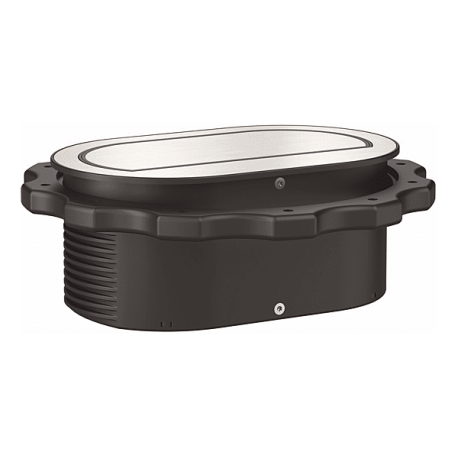 Bloc prises Piccolino Synercia - 2 prises de courant - Inox