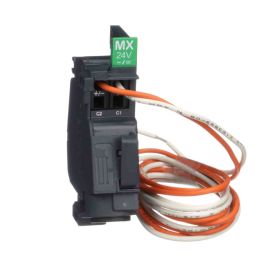 Déclencheur voltmétrique MX câblé ComPacT NSXm Schneider - 24Vca - 50/60Hz 