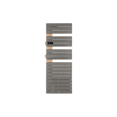 Sèche-serviettes connecté Allure 3 classique - Mât à gauche - 750W - Gris Roche