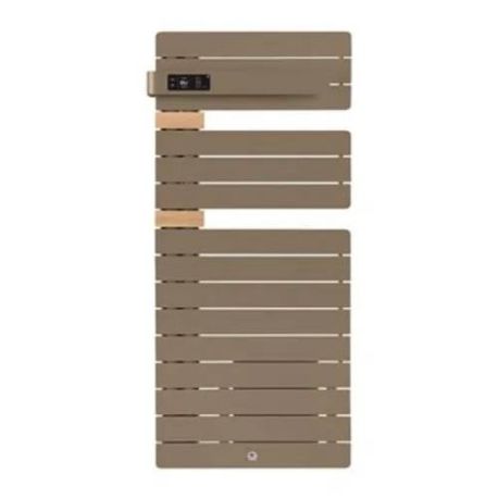 Sèche-serviettes connecté Allure 3 classique - Mât à gauche - 500W - Brun Sable