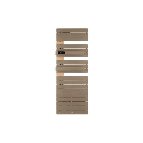 Sèche-serviettes connecté Allure 3 classique - Mât à gauche - 750W - Brun Sable