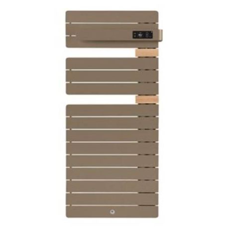 Sèche-serviettes connecté Allure 3 classique - Mât à droite - 500W - Brun Sable