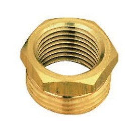 Raccord laiton 8241 réduction avec collerette MF 1'-3/4