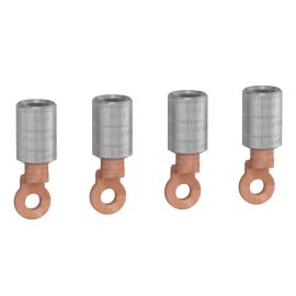 Lot de 4 cosses à sertir 160A ComPacT NSXm Schneider - Pour câble alu 120mm² - Séparateur de phases