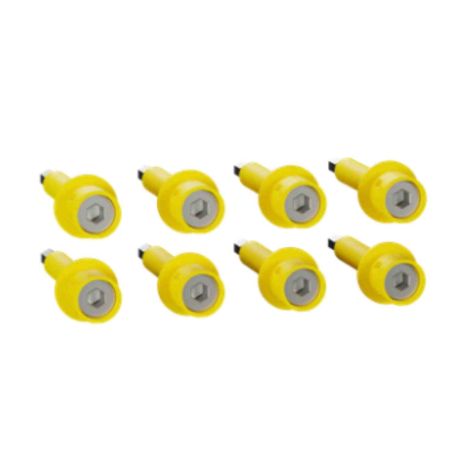 Lot de 8 embouts sécables ComPact NSXm Schneider - 5 N.m - 4P - Jaune