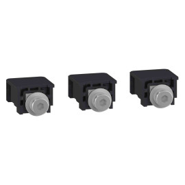 Lot de 3 connecteurs pour cosse/barre avec vis Schneider - M6 - 3P - Pour NSXm