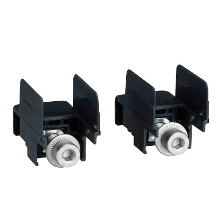 Lot de 2 connecteurs pour cosse/barre avec vis et séparateur Schneider - M6 - 3P - Pour NSXm