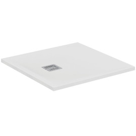 Receveur Ultra Flat S + Ideal Standard - Extra-plat - 90x90cm - Blanc pur