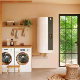 Chauffe-eau thermodynamique Aéromax 6 - 100L - Vertical mural - 2 à 3 personnes