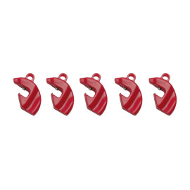 Lot de 5 condamnateurs de disjoncteurs "CLIPBLOCK" CATU - 40x40x15mm - Plastique - Rouge
