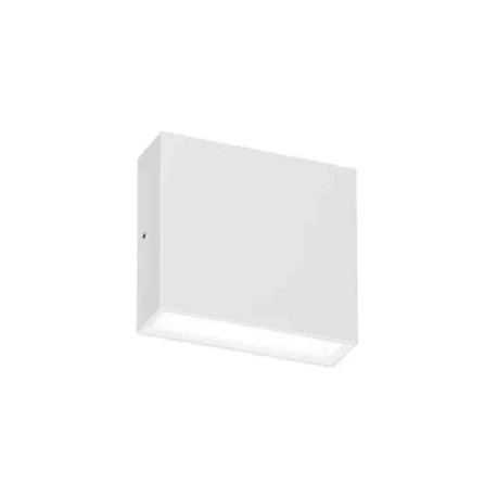 Applique murale LED BRIKPRO 1 Indigo - 7W - 3000K - IP67 - Blanc mat - Non dimmable