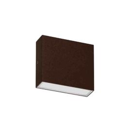 Applique murale LED BRIKPRO 1 Indigo - 7W - 3000K - IP67 - Acier corten - Non dimmable