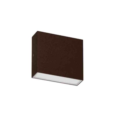 Applique murale LED BRIKPRO 1 Indigo - 7W - 3000K - IP67 - Acier corten - Non dimmable