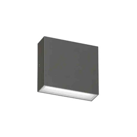 Applique murale LED BRIKPRO 1 Indigo - 7W - 3000K - IP67 - Gris - Non dimmable