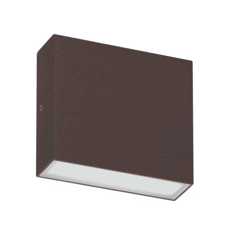Applique LED Up&Down BRIKPRO 2 Indigo - 2x7W - 3000K - IP67 - Acier corten - Non dimmable