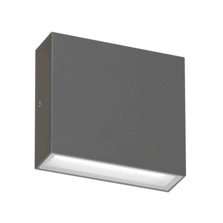 Applique LED Up&Down BRIKPRO 2 Indigo - 2x7W - 3000K - IP67 - Gris - Non dimmable