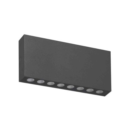 Applique murale LED BRIKPRO 1 A Indigo - 14W - 3000K - IP67 - Anthracite - Non dimmable