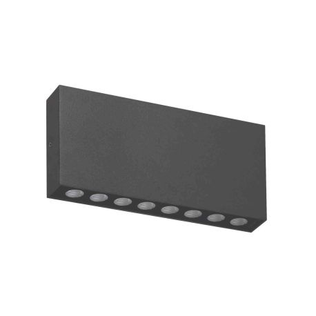 Applique LED Up&Down BRIKPRO 2 A Indigo - 2x14W - 3000K - IP67 - Anthracite - Non dimmable