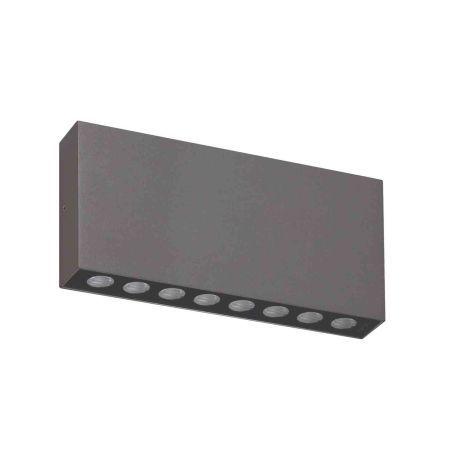 Applique LED Up&Down BRIKPRO 2 A Indigo - 2x14W - 3000K - IP67 - Gris - Non dimmable