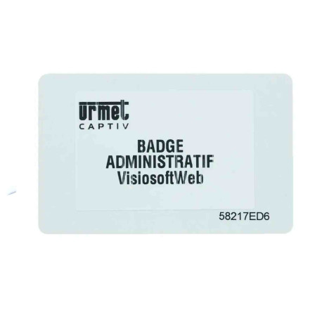 Carte administrative VisiosoftWeb Urmet - Blanc