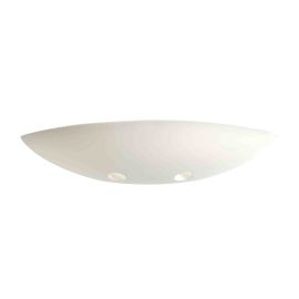 Applique murale en plâtre ajourée Domino S10 Aric - 77W max - E27 - Blanc - Sans ampoule