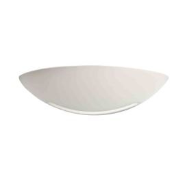 Applique murale en plâtre ajourée Domino S5-E Aric - 77W max - E27 - Blanc - Sans ampoule