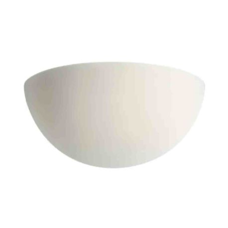 Applique murale en plâtre Domino S7-P Aric - 17W - 3000K - Blanc - Avec ampoule