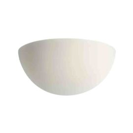 Applique murale en plâtre Domino S7-P Aric - 17W - 4000K - Blanc - Avec ampoule